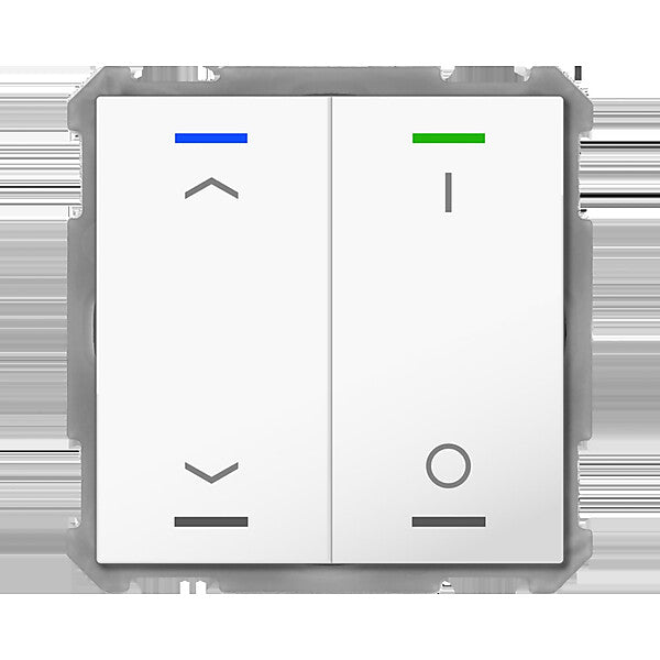 MDT technologies Taster Light 63 2-fach RGBW,Studiows,glä BE-TAL6302.C1
